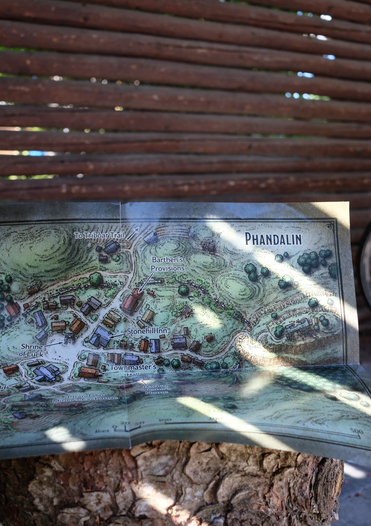 Sword Coast + Phandalin map